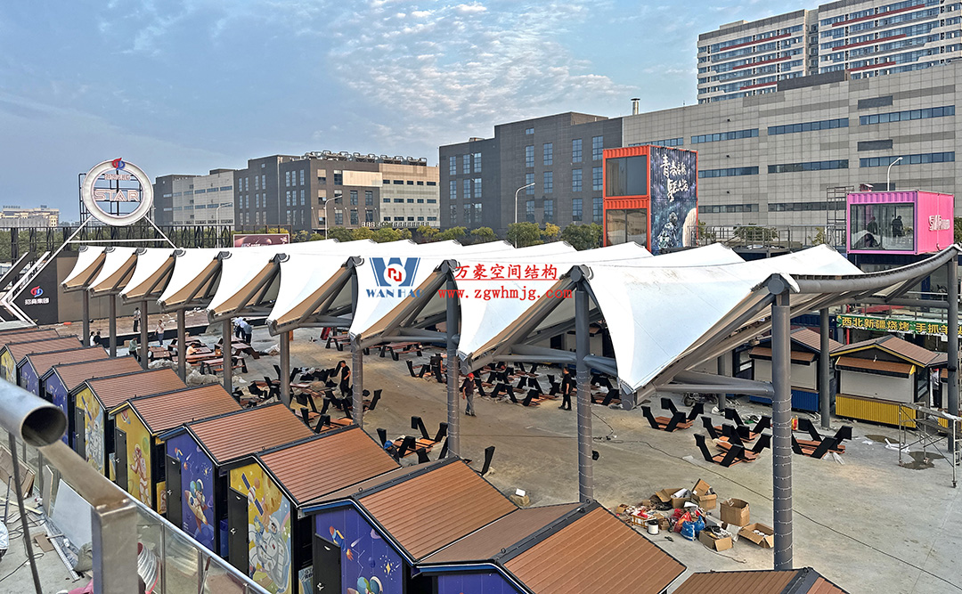 膜結(jié)構(gòu)遮陽雨棚受歡迎的主要原因是什么？