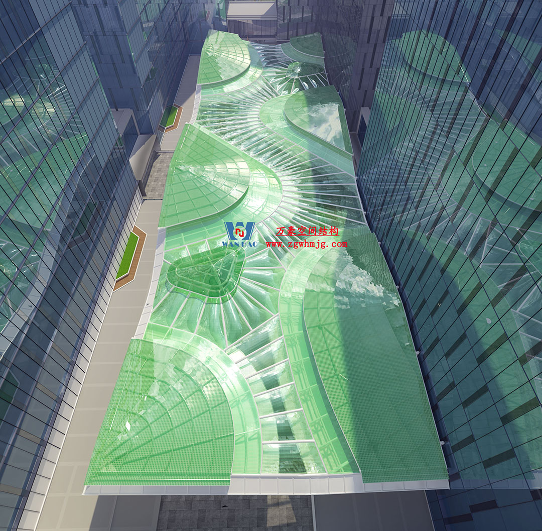 萬豪—杭州博多森谷ETFE氣枕連廊天幕項(xiàng)目迎來新進(jìn)展 萬豪—杭州博多森谷ETFE氣枕連廊天幕項(xiàng)目迎來新進(jìn)展