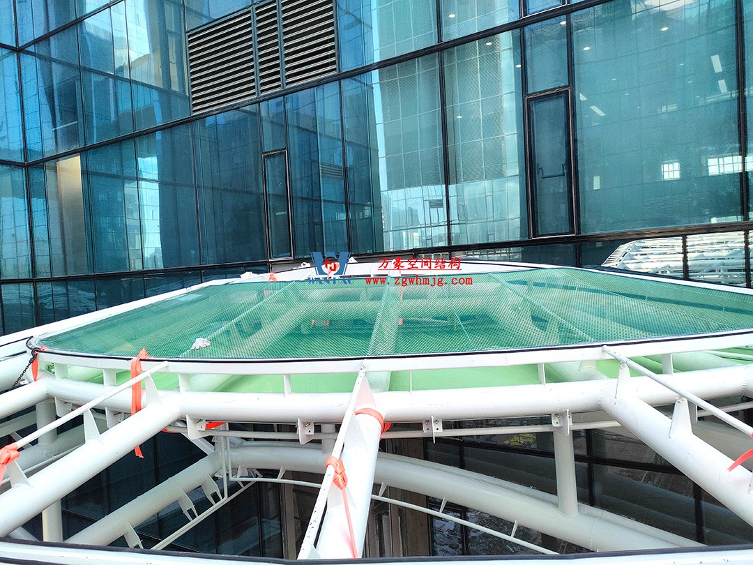 萬豪—杭州博多森谷ETFE氣枕連廊天幕項(xiàng)目迎來新進(jìn)展 萬豪—杭州博多森谷ETFE氣枕連廊天幕項(xiàng)目迎來新進(jìn)展