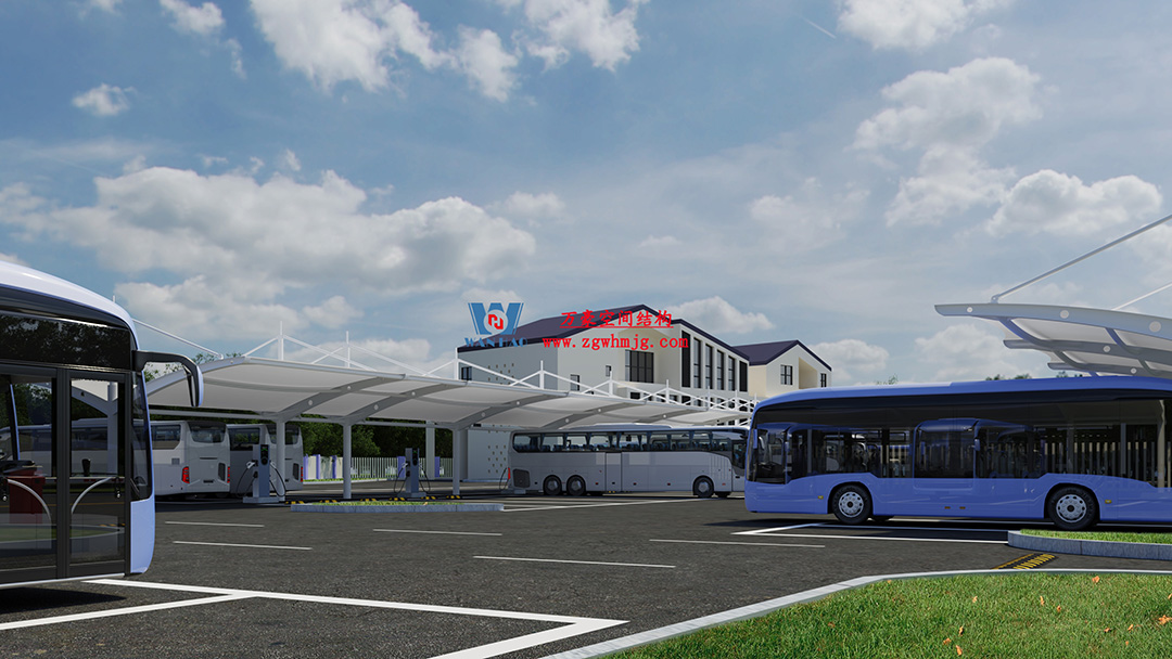 隨處可見(jiàn)的遮陽(yáng)擋雨守護(hù)衛(wèi)士-膜結(jié)構(gòu)車(chē)棚