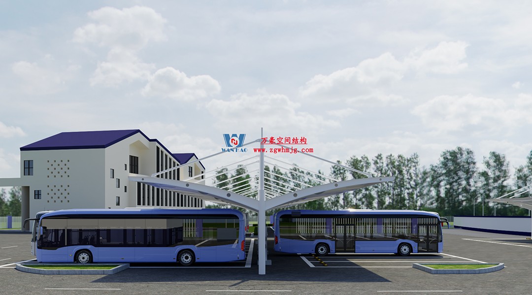 隨處可見(jiàn)的遮陽(yáng)擋雨守護(hù)衛(wèi)士-膜結(jié)構(gòu)車(chē)棚