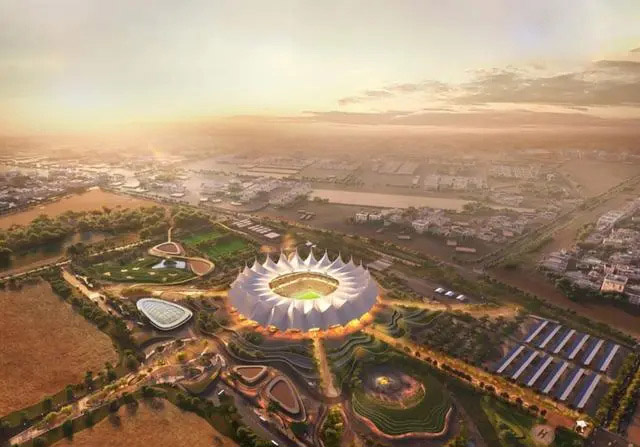 沙特公布2034年世界杯的15個(gè)場(chǎng)館設(shè)計(jì)，預(yù)計(jì)耗資數(shù)千億美元