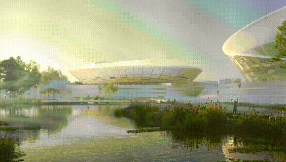 “太湖浮蓮”！萬豪空間結(jié)構(gòu)助力無錫奧林匹克體育產(chǎn)業(yè)中心項目