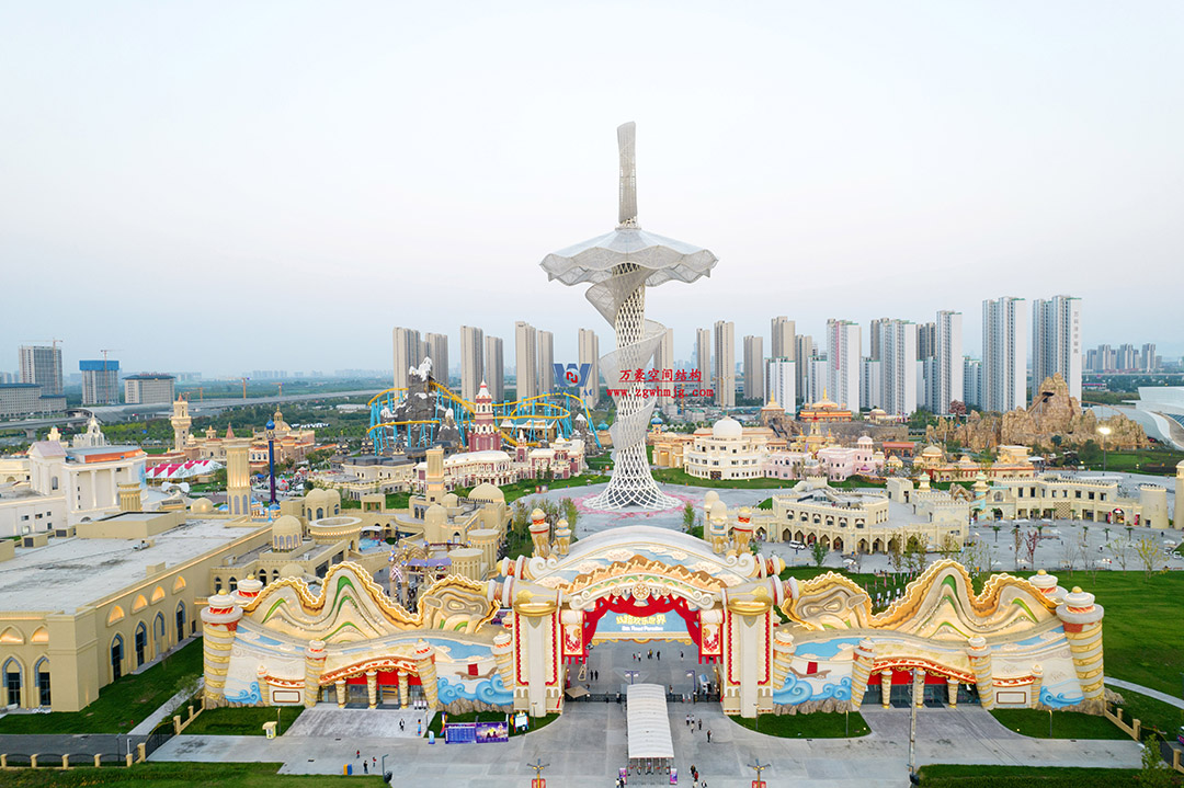 ETFE膜結(jié)構(gòu)地標(biāo)塔—以愛之名，點(diǎn)亮絲路歡樂世界