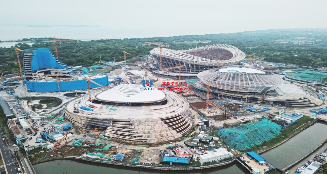 緊跟“蘇超熱浪”，火熱施工中，一只白鷺即將振翅高飛！