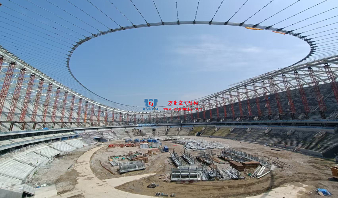 緊跟“蘇超熱浪”，火熱施工中，一只白鷺即將振翅高飛！