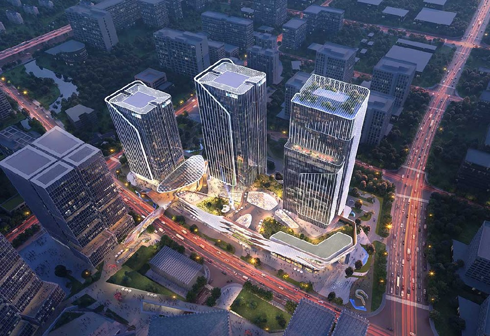 上海集成電路設計產業(yè)園 ETFE 氣枕膜結構完美收官