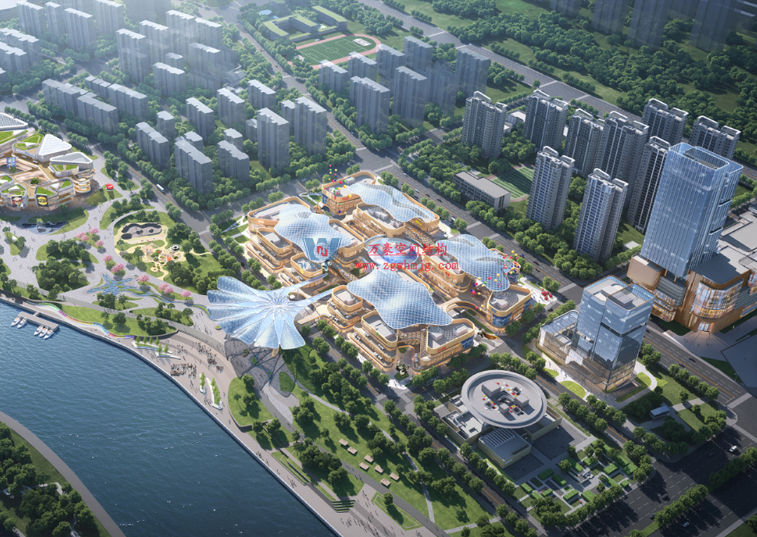 喜報｜浙江萬豪集團成功中標石家莊太平河片區合生匯大型ETFE商業天幕！