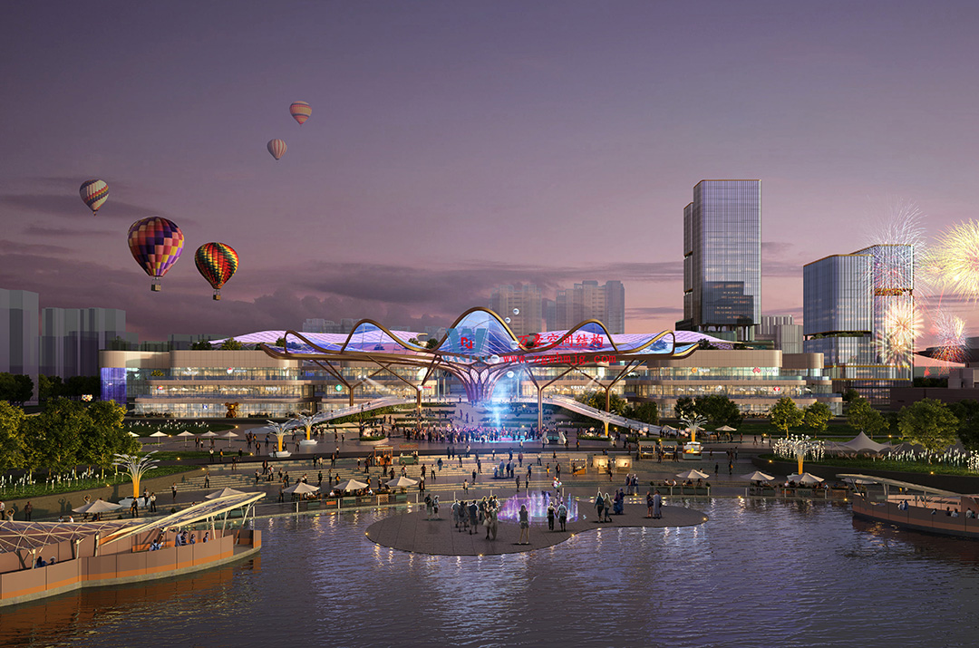 喜報｜浙江萬豪集團成功中標石家莊太平河片區合生匯大型ETFE商業天幕！