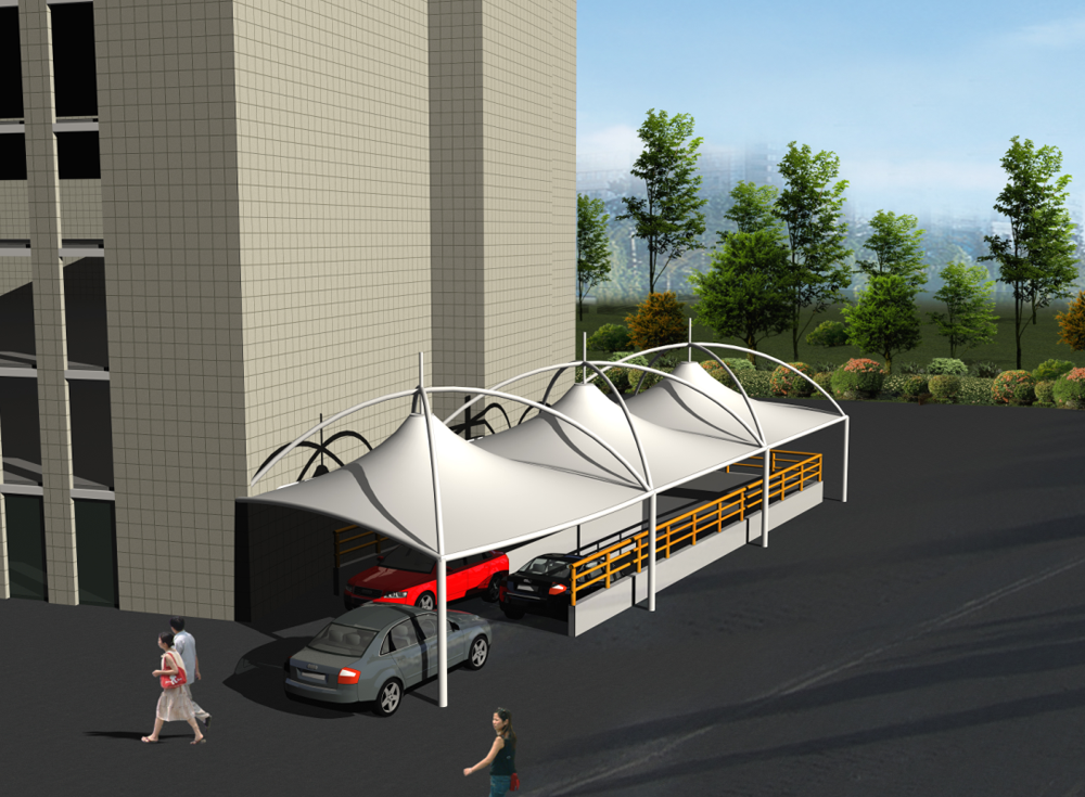 膜結(jié)構(gòu)星源大廈地下車庫
